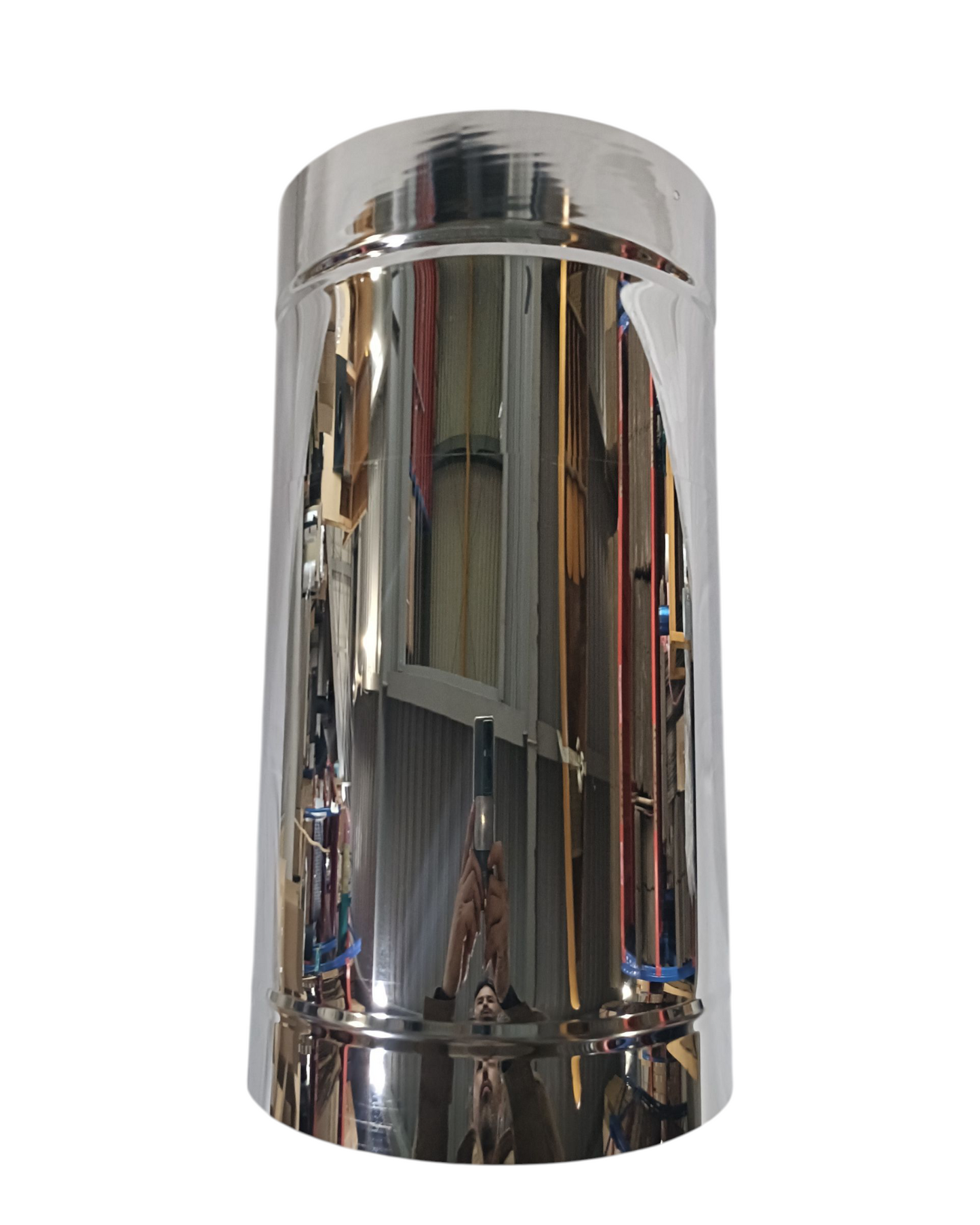 ●一重煙突 直径250ミリ スライド煙突 未塗装品