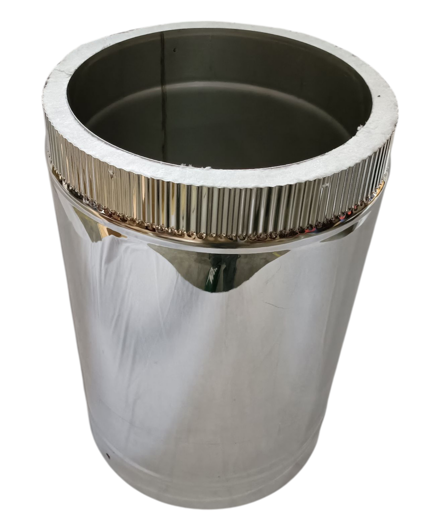 ■”二重スライド煙突M 内径250ミリ・外径300ミリ 有効寸法390~500ミリ 断熱材入り 未塗装品