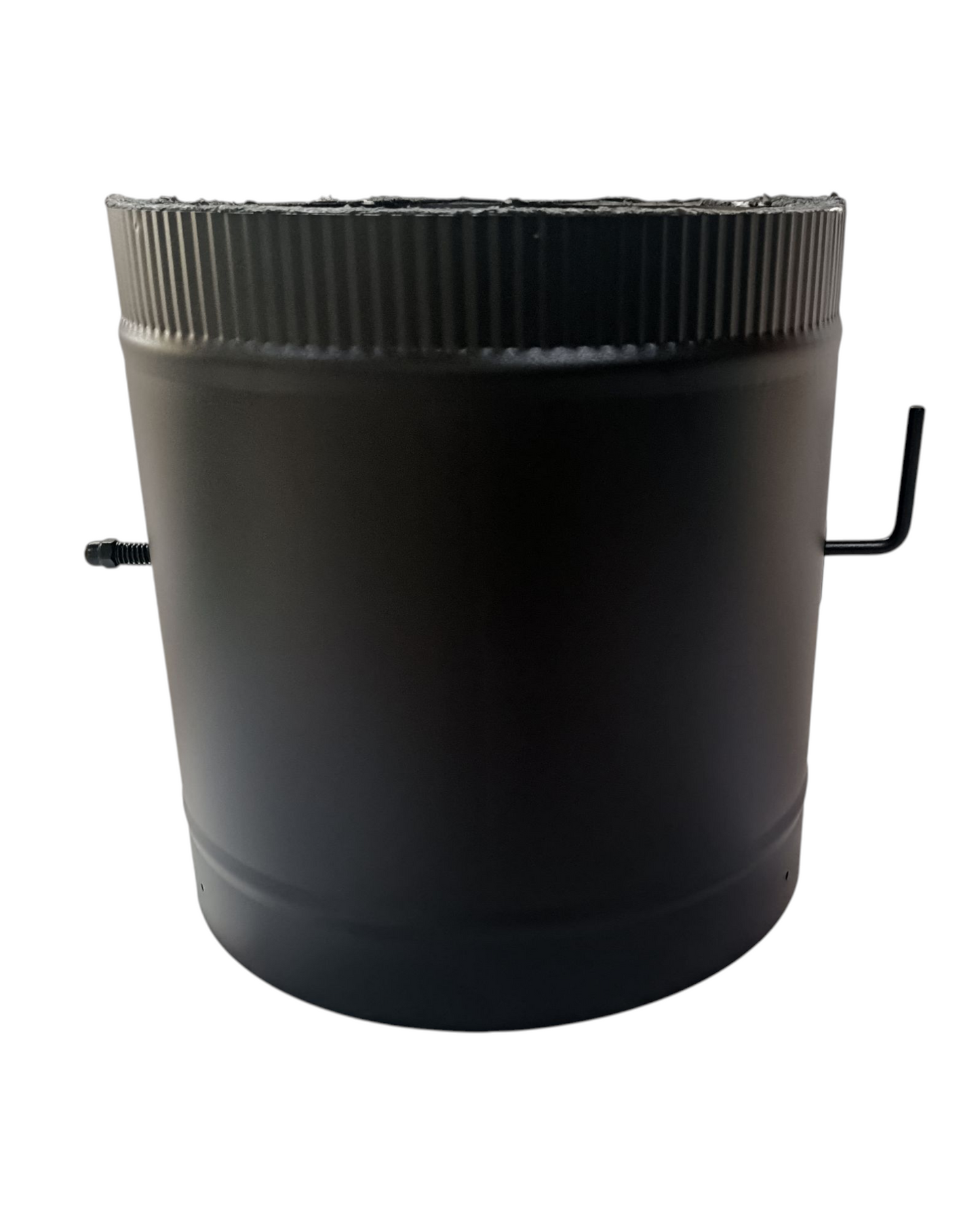 ■”二重煙突ダンパー管0.3M 内径250ミリ・外径300ミリ 断熱材入り 耐熱塗装品の為に処分価格