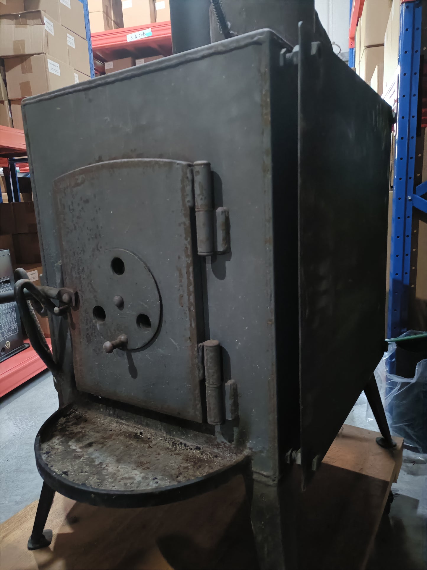 中古マキ式薪ストーブ