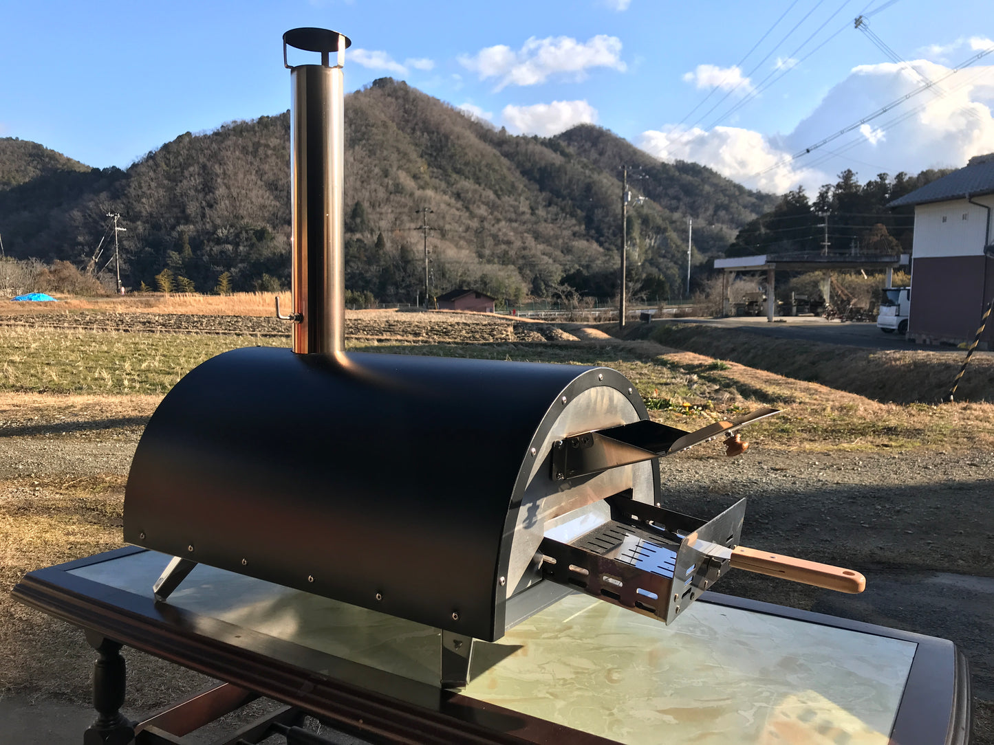 ピザ窯 ピザストーブ ピザオーブン ステンレス製