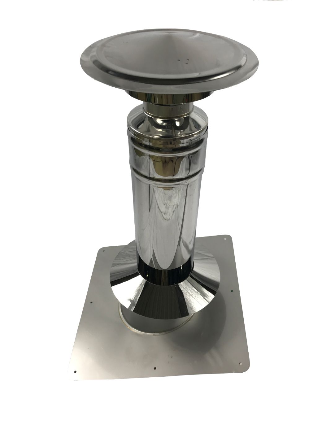 :フラッシング 煙突内径80ミリ・外径130ミリ SUS304製(ステンレス304)無塗装品