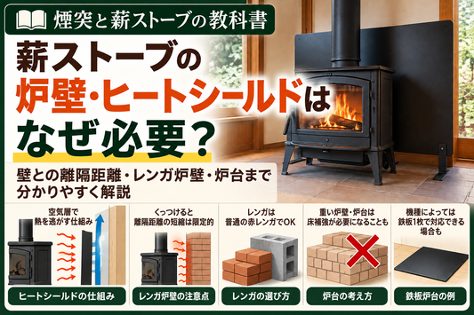 ストーブの炉壁・ヒートシールドはなぜ必要？