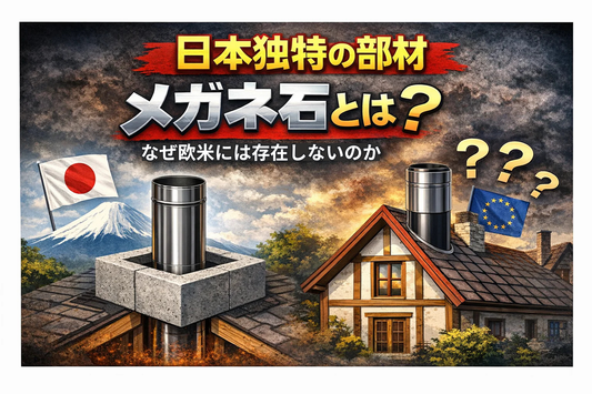 なぜ欧米にはメガネ石が存在しないのか？煙突の離隔距離と施工方法