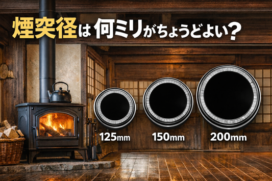 煙突径は太い方がいい？何ミリを選ぶべき？