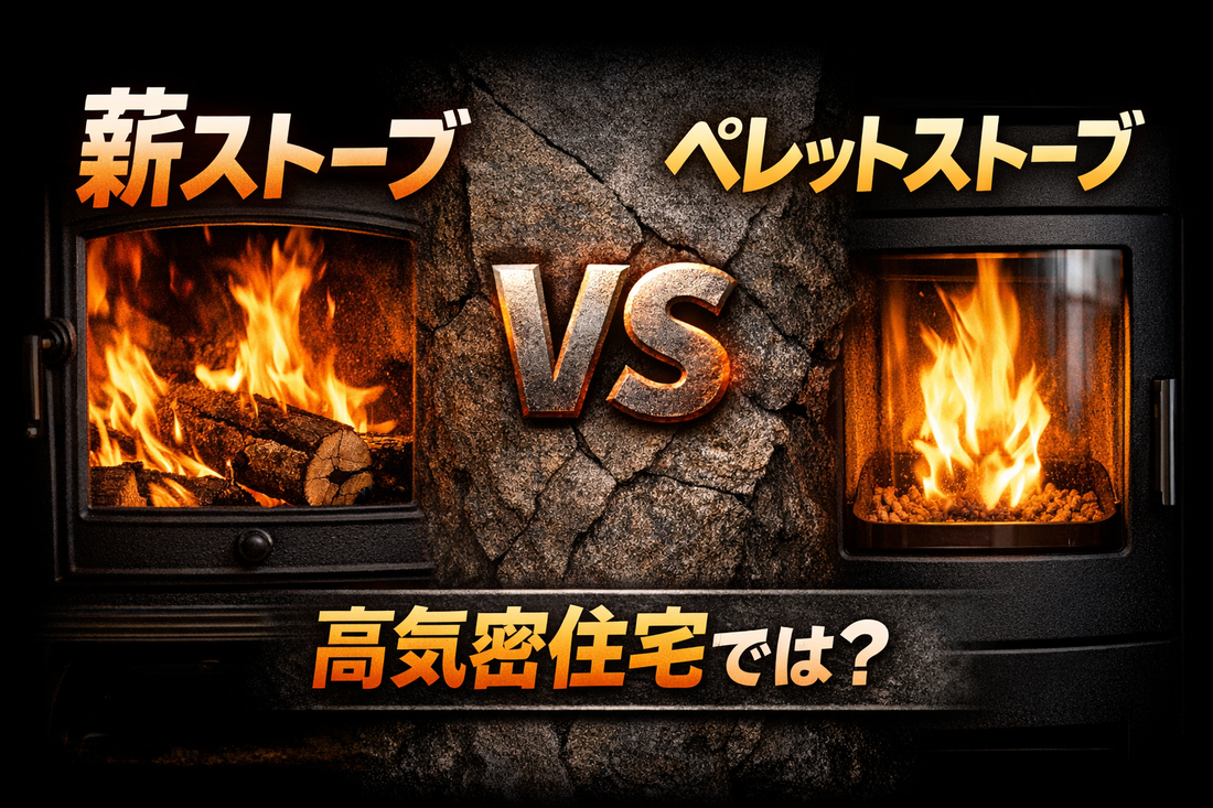 高気密住宅には薪ストーブ？ペレットストーブ？違いと煙突設計の注意点