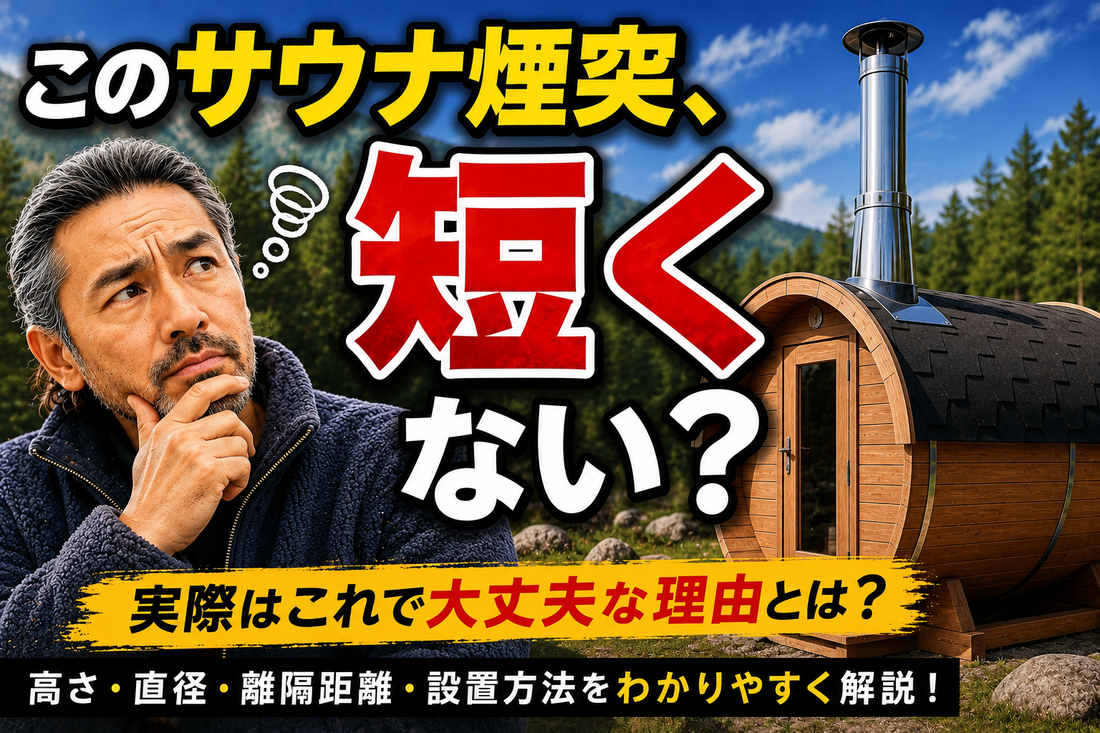 サウナ煙突完全ガイド｜煙突の種類・高さ・直径・設置方法まで詳しく解説