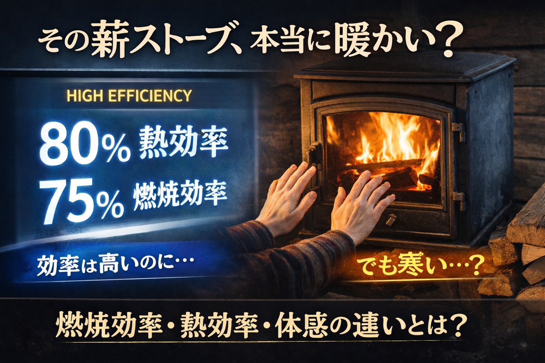 その薪ストーブ、本当に暖かい？