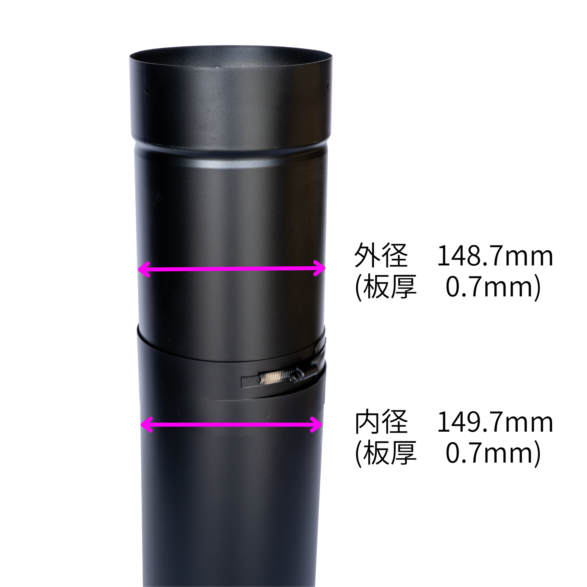未使用✨煙突等 煙突セット・120ミリ対応（メガネ石無し） - ノザキ産業 オンライン