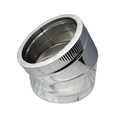 ■”二重煙突　Ｌ管（エル管）90度 45度 30度 15度　内径250ミリ・外径300ミリ 未塗装品