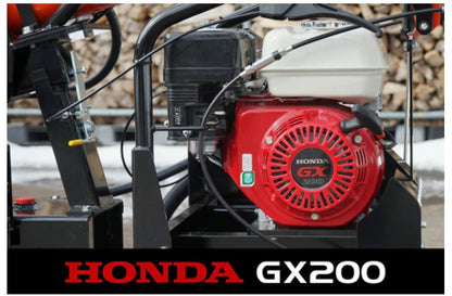 【ご予約商品】PLOW　自走式 エンジン薪割り機 MS1800J-GXC　国産品　送料込み