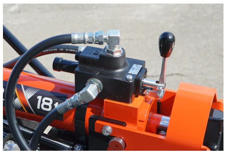 【ご予約商品】PLOW　自走式 エンジン薪割り機 MS1800J-GXC　国産品　送料込み