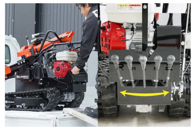 【ご予約商品】PLOW　自走式 エンジン薪割り機 MS1800J-GXC　国産品　送料込み