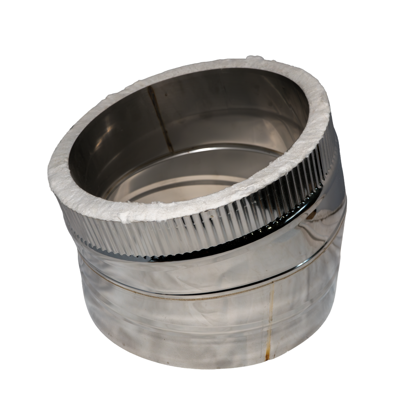 ■”二重煙突　Ｌ管（エル管）90度 45度 30度 15度　内径250ミリ・外径300ミリ 未塗装品