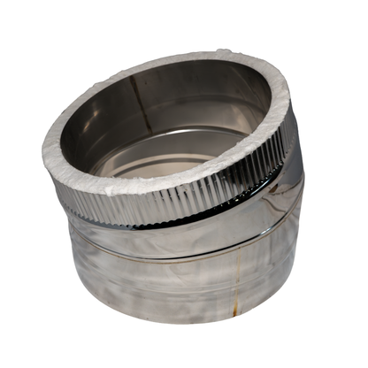 ■”二重煙突　Ｌ管（エル管）90度 45度 30度 15度　内径250ミリ・外径300ミリ 未塗装品