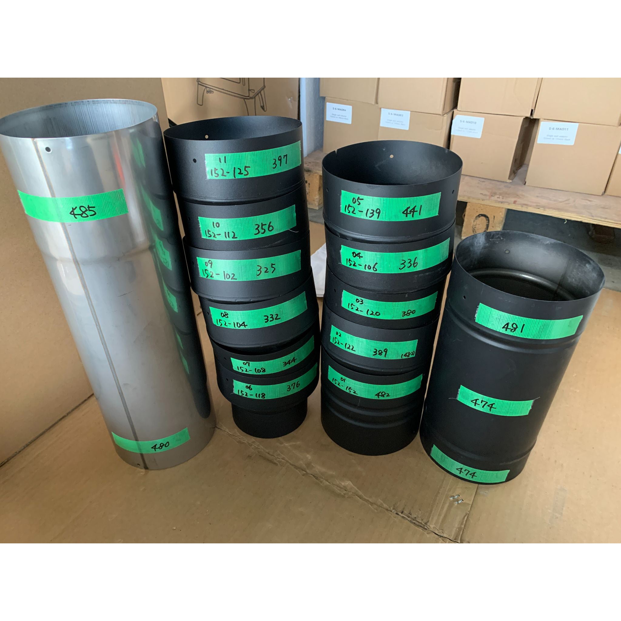 Ｓ203 径106mm 煙突セット 径120mm 煙突セット 冬一般