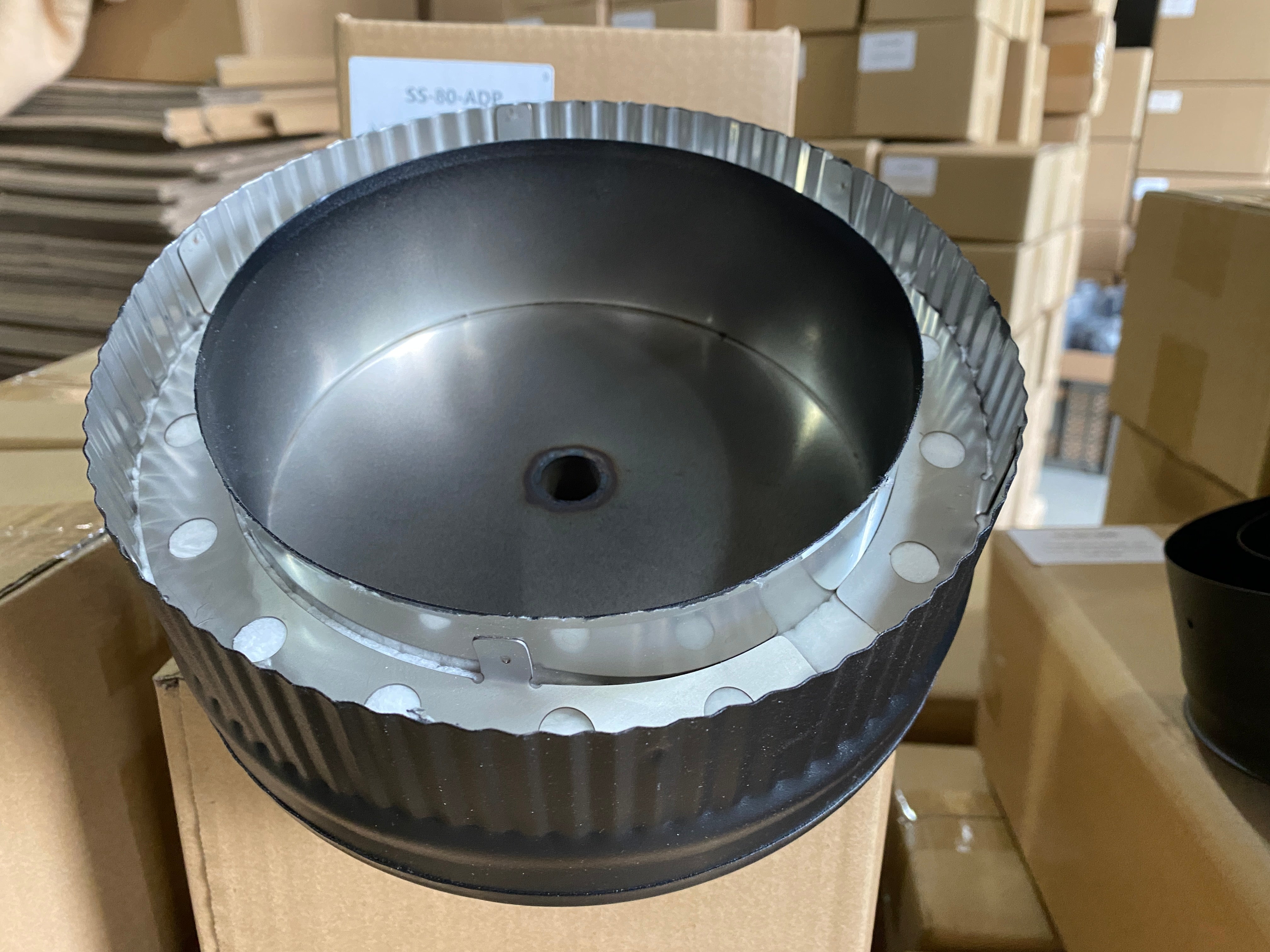 ○”二重煙突 キャップ 内径150ミリ・外径200ミリ – 山のえんとつ屋