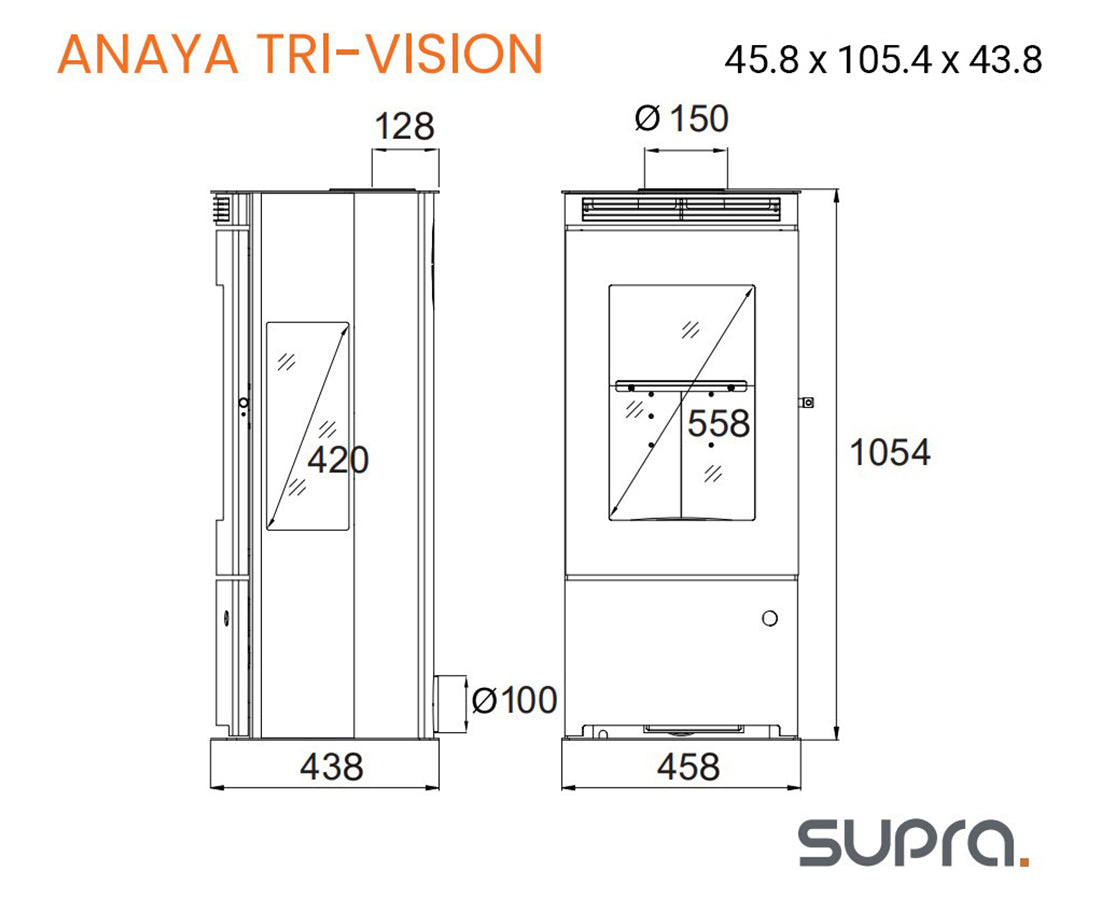 フランスSUPRA社製 ANAYA TRI-VISION（アナヤ トリビジョン）鋼板製薪 