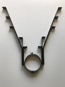 Wall bracket 2.0mm thickness made of SUS304 for chimney with outer diameter of 200mm