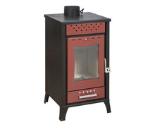 Load image into Gallery viewer, MG300 steel wood stove made in Greece
