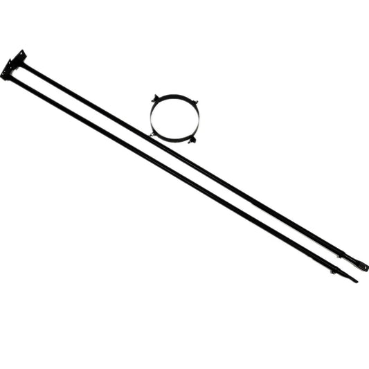 ◎振れ止めブラケット　外径175ミリ用　可変長さ105cm〜170cm, 165cm～280cm