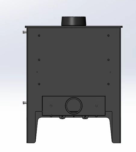 予約販売10月末入荷予定　# CF125　小型 鋼板製 薪ストーブ　12.5kw　