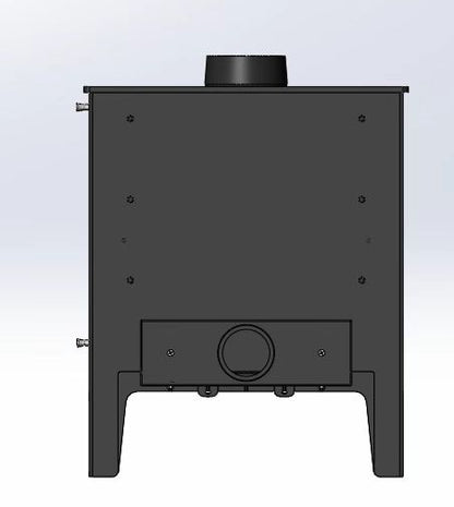 予約販売10月末入荷予定　# CF125　小型 鋼板製 薪ストーブ　12.5kw　