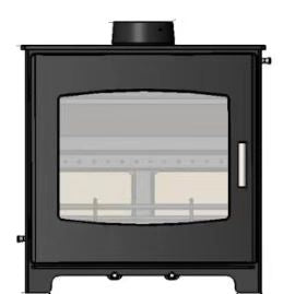 予約販売10月末入荷予定　# CF125　小型 鋼板製 薪ストーブ　12.5kw　