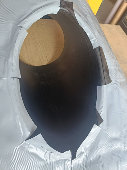 ●”瓦屋根用フラッシング　煙突屋根抜き材　外径200ミリ煙突用　サイズ675×840