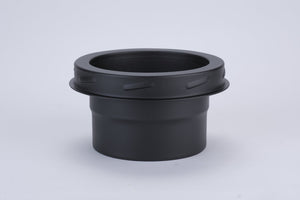 Twist Lock Insulated Double Chimney, Inner Diameter 125mm, Outer Diameter 200mm Conversion Adapter (Single Chimney to Double Chimney)