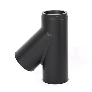 Twist Lock Insulated Double Chimney Inner Diameter 150mm / Outer Diameter 200mm With One T-Tube and Y-Tube Cap