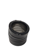 Load image into Gallery viewer, Double chimney inner diameter 125 mm, outer diameter 175 mm L pipe (El pipe) 15 degrees
