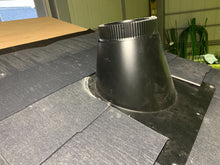Load image into Gallery viewer, Flushing (chimney roof removal material) for outer diameter 200 mm Size 500 x 500 750 x 810 Stainless steel 304
