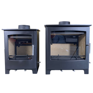 CF805-S Small steel wood stove 8kw External air introduction model Cozy Fire