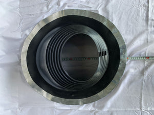 For chimney outer diameter 200 mm aluminum round base silicon flashing roof material