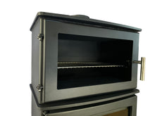 Load image into Gallery viewer, CF805-T Small steel wood stove 8kw External air introduction model Cozy Fire
