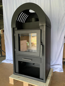 CF10 steel wood stove European style
