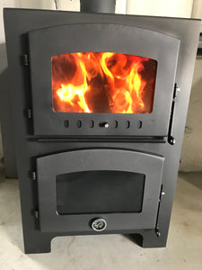 # Cozy Fire 15　オーブン付き 鋼板製 薪ストーブ　CF15