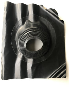 Aluminum-based silicon flushing for chimneys with an outer diameter of 175/200 mm Roofing material