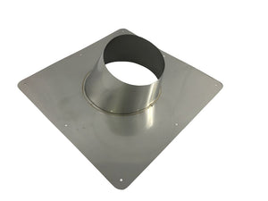 Flushing for 80 mm inner diameter chimney (130 mm outer diameter) stainless steel 304 unpainted product