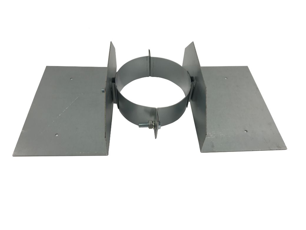 Roof support bracket for 130 mm outer diameter chimney