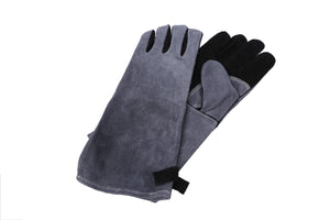 Heat-resistant gloves made of cowhide with cotton lining