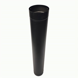 Single chimney 125mm straight pipe 1M 0.5M 0.3M Heat resistant 600℃ paint