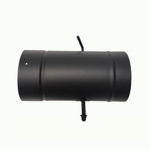 Load image into Gallery viewer, Single chimney 125mm Straight pipe with damper Length 250mm Heat resistant 600℃ paint
