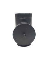 Load image into Gallery viewer, Double chimney Inner diameter 125mm, Outer diameter 175mm T pipe (tee pipe) with one cap
